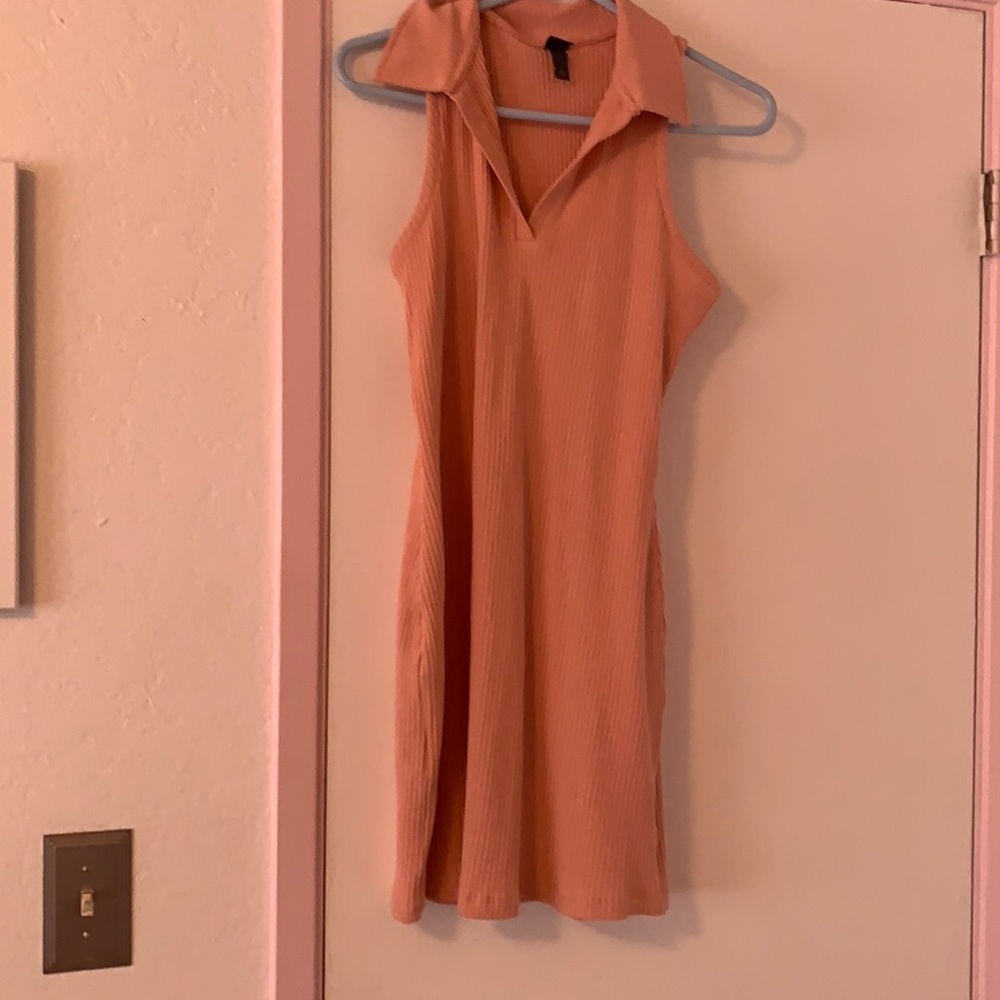 Peach collard wild fable dress